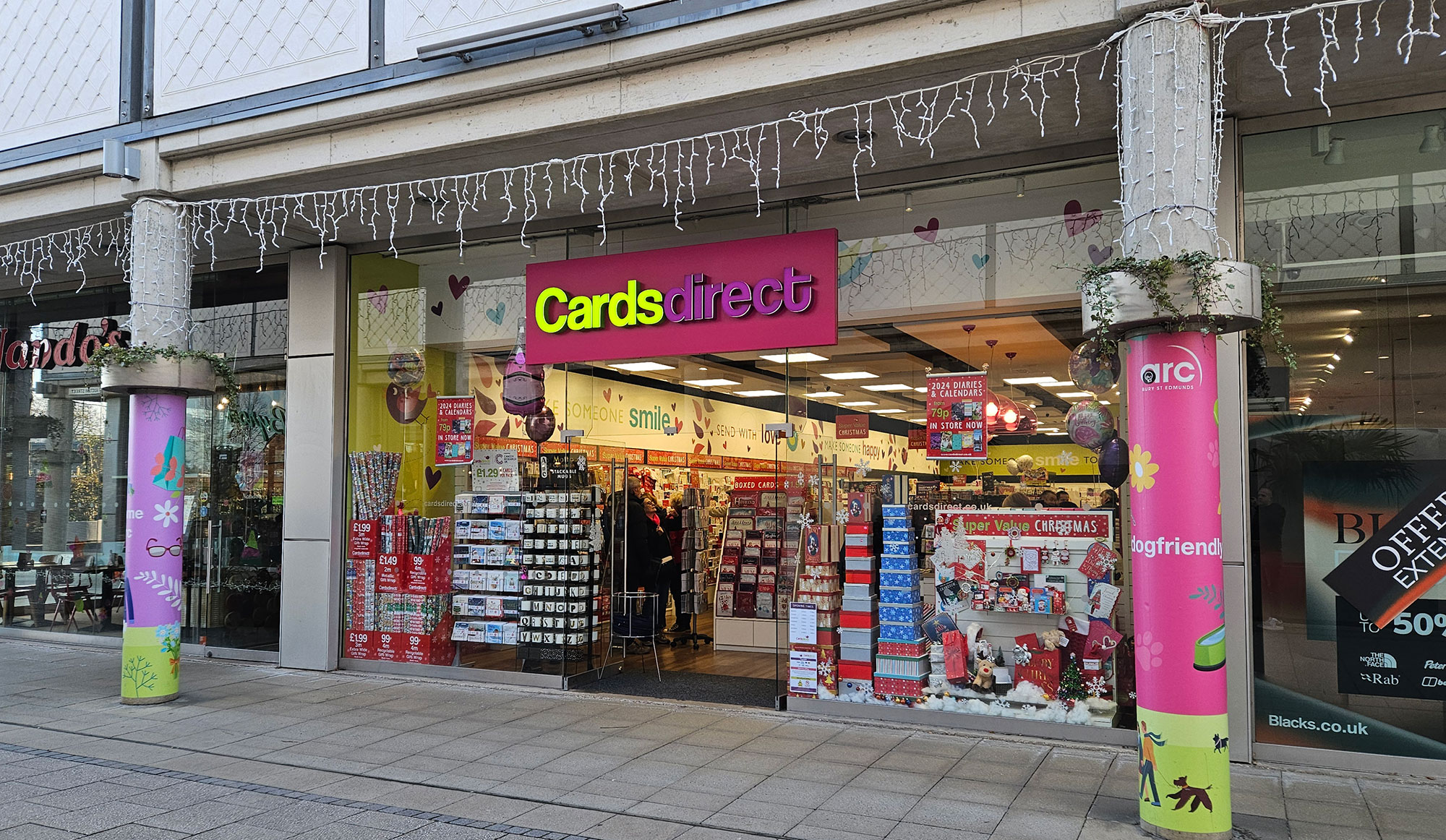 Cards Direct Bury St Edmunds arc Shopping Centre
