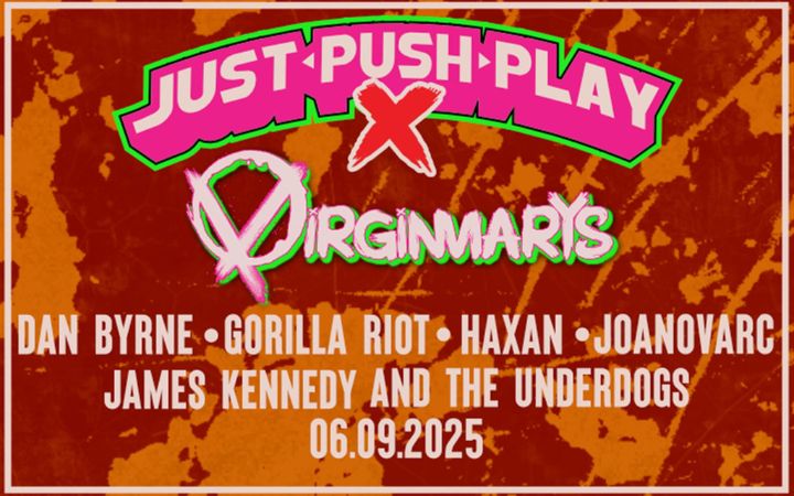 Just Push Play festival graphic